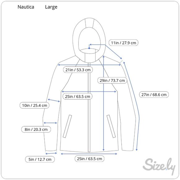 NWT Nautica Red Water Resistant Hooded Pullover Windbreaker Men's L - Picture 10 of 10